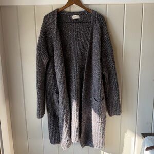 Women’s Universal Thread Charcoal Open-Front Cardigan, Size XXL, Like New